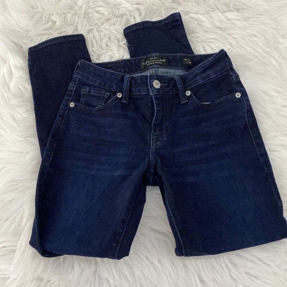 Lucky Brand Lolita skinny jeans size 00 cotton blend stretch